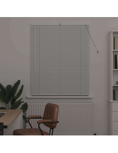 Tendaggi a veneziana Bianco 175 x 105 cm Alluminio