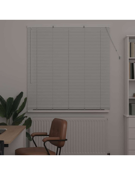 Tendaggi a veneziana Bianco 175 x 125 cm Alluminio