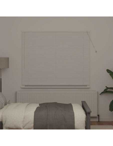Tenda per Finestra con tende Altro Bianco 80 x 130 cm Alluminio