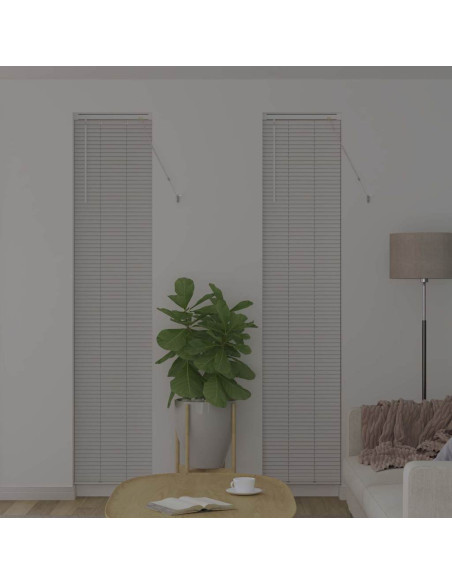 Tendaggi a veneziana Bianco 220 x 45 cm Alluminio