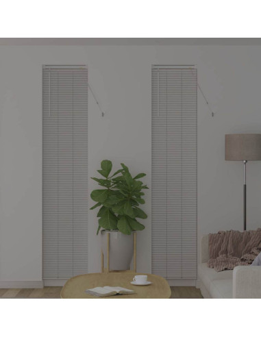 Tendaggi a veneziana Bianco 220 x 50 cm Alluminio