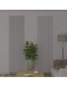 Tendaggi a veneziana Bianco 220 x 60 cm Alluminio