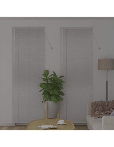 Tendaggi a veneziana Bianco 220 x 70 cm Alluminio