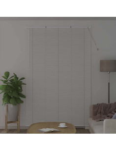 Tendaggi a veneziana Bianco 220 x 140 cm Alluminio