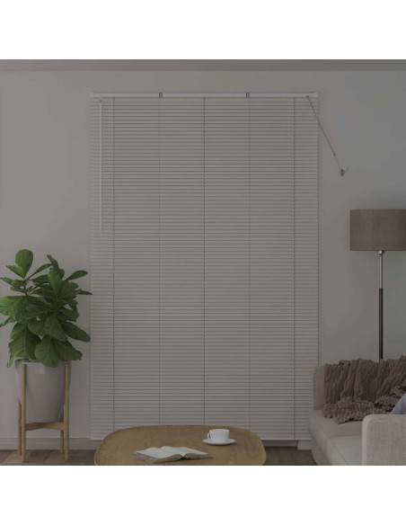 Tendaggi a veneziana Bianco 220 x 140 cm Alluminio