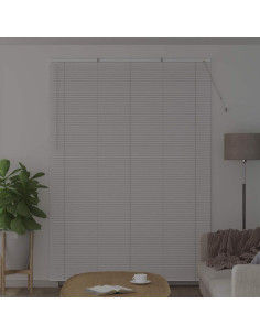 Tendaggi a veneziana Bianco 220 x 155 cm Alluminio