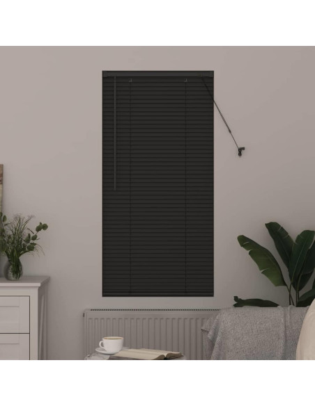 Tenda per Finestra con tende Altro Grigio scuro 60 x 130 cm Alluminio