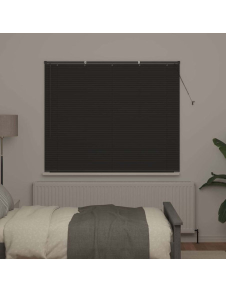 Tendaggi a veneziana Grigio scuro 130 x 160 cm Alluminio