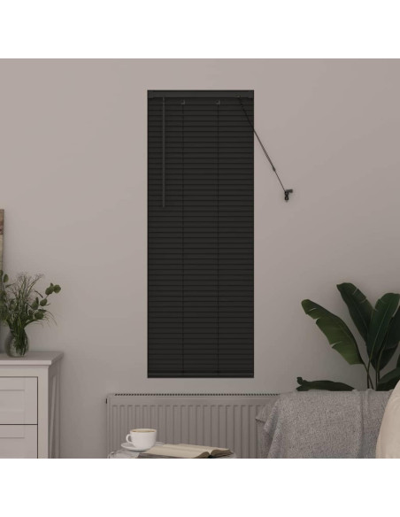 Tenda per Finestra con tende Altro Grigio scuro 80 x 130 cm Alluminio