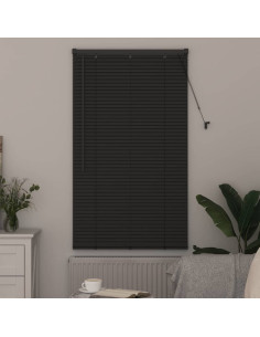 Tendaggi a veneziana Grigio scuro 175 x 75 cm Alluminio