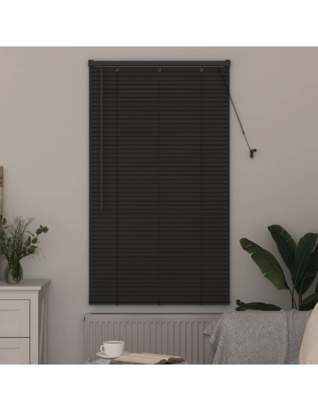 Tenda per Finestra con tende Altro Grigio scuro 80 x 175 cm Alluminio