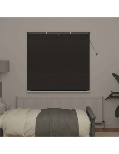 Tenda per Finestra con tende Altro Grigio scuro 80 x 130 cm Alluminio