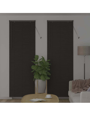 Tendaggi a veneziana Grigio scuro 220 x 75 cm Alluminio