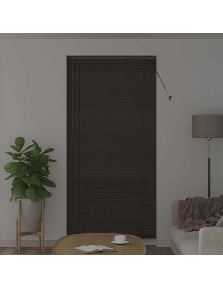 Tenda per Finestra Grigio scuro 100 x 220 cm Alluminio