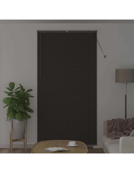 Tenda per Finestra Grigio scuro 120 x 220 cm Alluminio