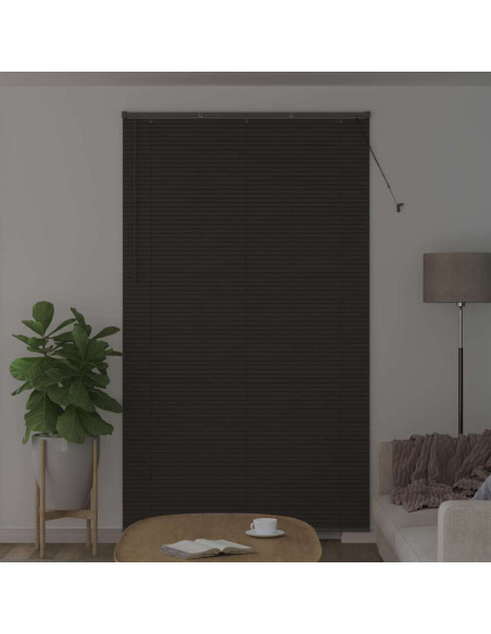Tenda per Finestra con tende Altro Grigio scuro 80 x 130 cm Alluminio