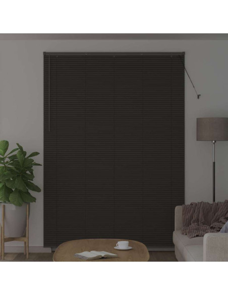 Tenda per Finestra Grigio scuro 155 x 220 cm Alluminio