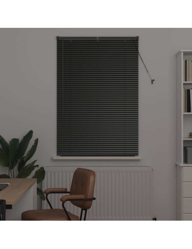 Tendaggi a veneziana Nero 130 x 95 cm Alluminio