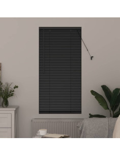 Tendaggi a veneziana Nero 175 x 55 cm Alluminio