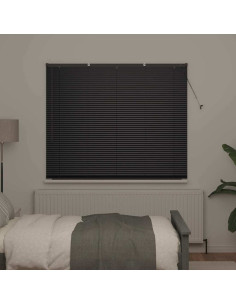 Tendaggi a veneziana Nero 175 x 155 cm Alluminio