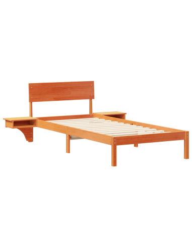Struttura del letto Marrone cerato 90 x 190 cm Pino massello