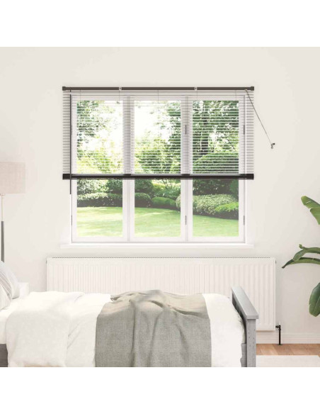 Tenda per Finestra con tende Altro Nero 80 x 130 cm Alluminio