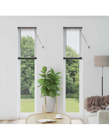 Tendaggi a veneziana Nero 220 x 50 cm Alluminio