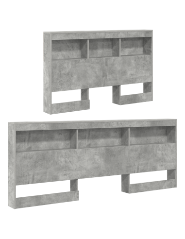 Testata contenitore Grigio cemento 207,5 x 137,5 x 76,5 cm