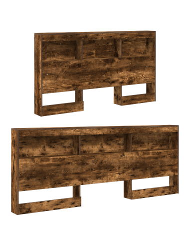 Testata contenitore Rovere fumé 135 cm Legno multistrato