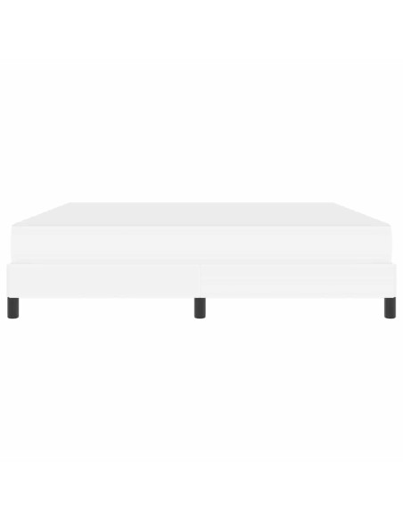 Struttura del letto Bianco Puro 180 x 200 cm Tessuto