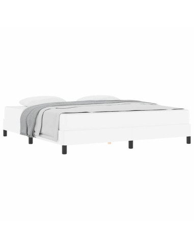 Struttura del letto Bianco Puro 180 x 200 cm Tessuto