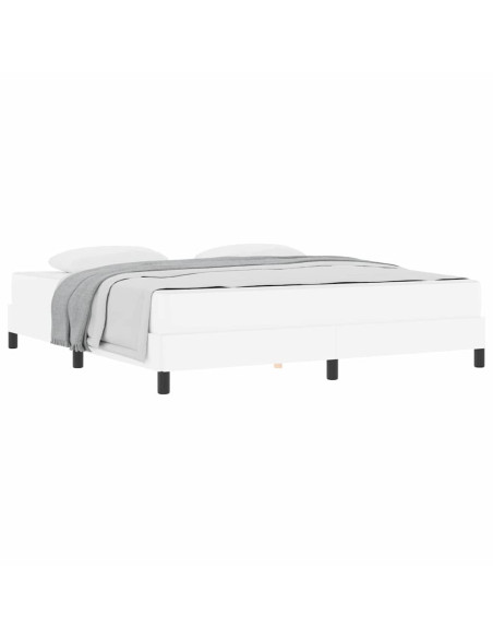 Letto Altro Bianco Puro 180 x 200 cm Pelle sintetica