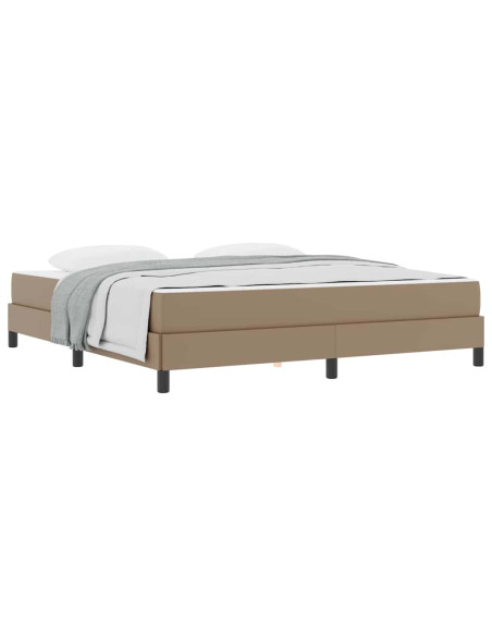 Letto Altro Cappuccino 180 x 200 cm Pelle sintetica