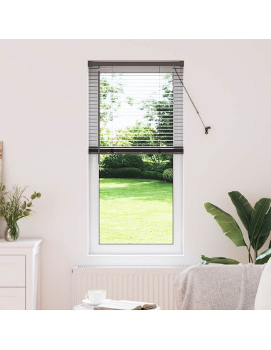 Tendaggi a veneziana Nero 130 x 60 cm Alluminio