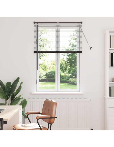 Tenda per Finestra con tende Altro Nero 80 x 130 cm Alluminio