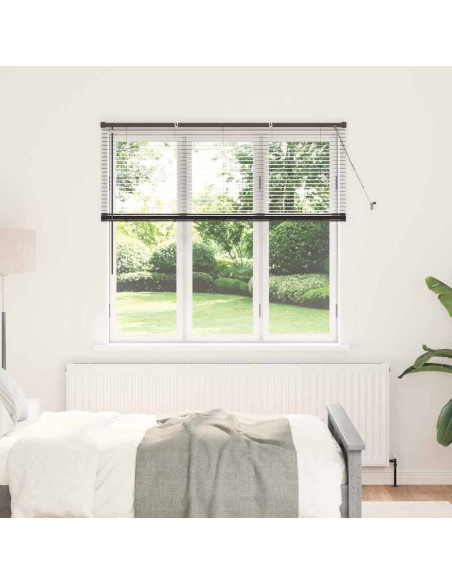 Tenda per Finestra con tende Altro Nero 80 x 130 cm Alluminio