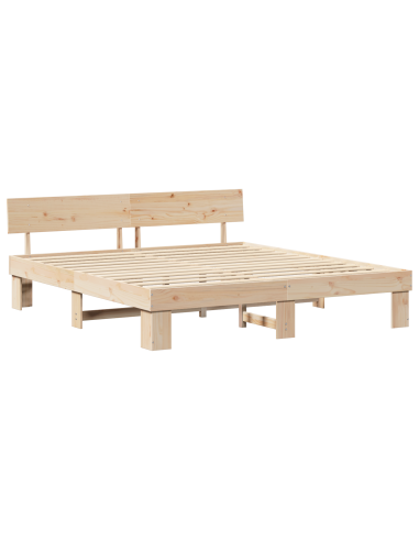 Struttura del letto Naturale 180 x 200 cm Pino massello