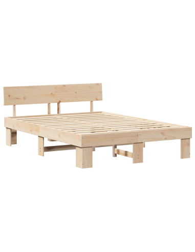 Struttura del letto Naturale 140 x 200 cm Pino massello