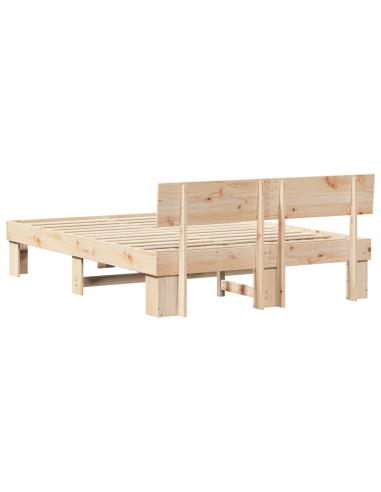 Struttura del letto Naturale 140 x 200 cm Pino massello