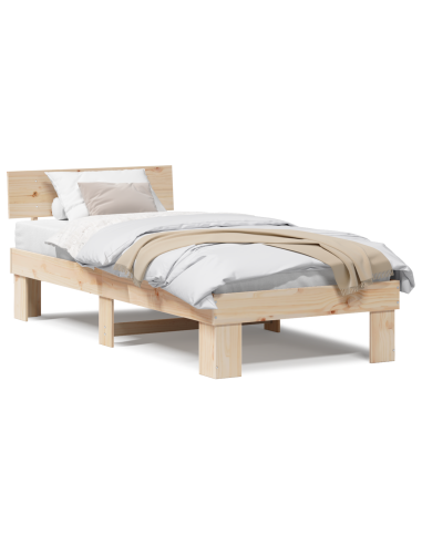 Struttura del letto Naturale 100 x 200 cm Pino massello