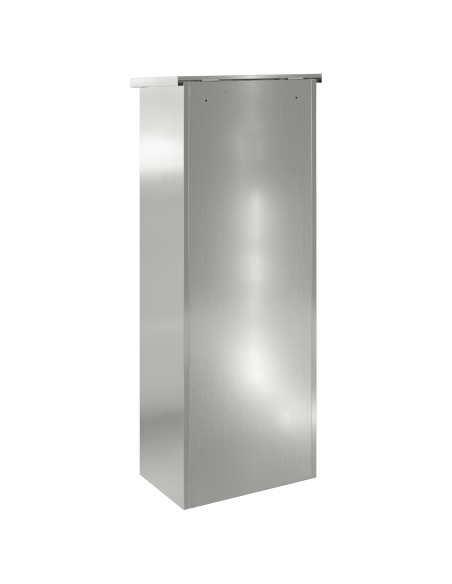 Cassetta per pacchi Nero 44.5 x 29 x 110.5 cm Acciaio zincato
