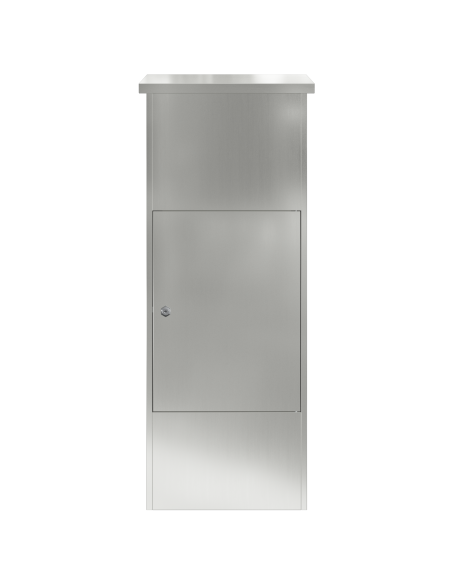 Cassetta per pacchi Nero 44.5 x 29 x 110.5 cm Acciaio zincato