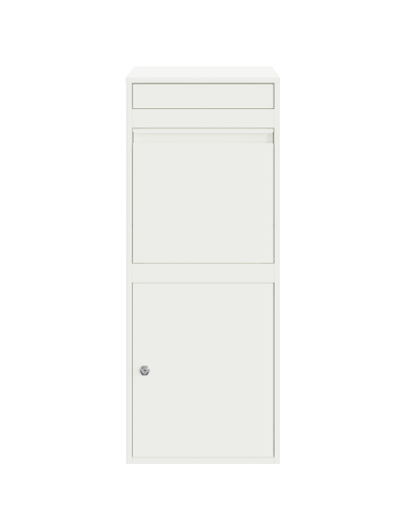 Cassetta per pacchi Bianco 41 x 38 x 103 cm Acciaio