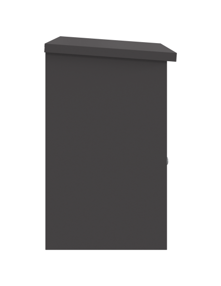Cassetta per pacchi Nero 44 x 35 x 59 cm Acciaio