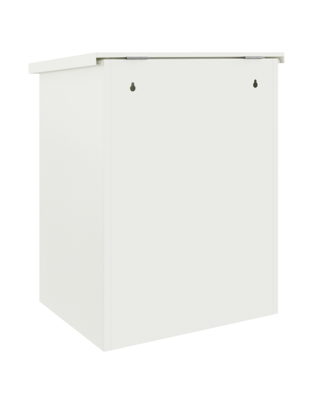 Cassetta per pacchi Bianco 44 x 35 x 59 cm Acciaio