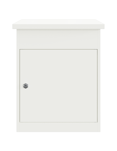 Cassetta per pacchi Bianco 44 x 35 x 59 cm Acciaio