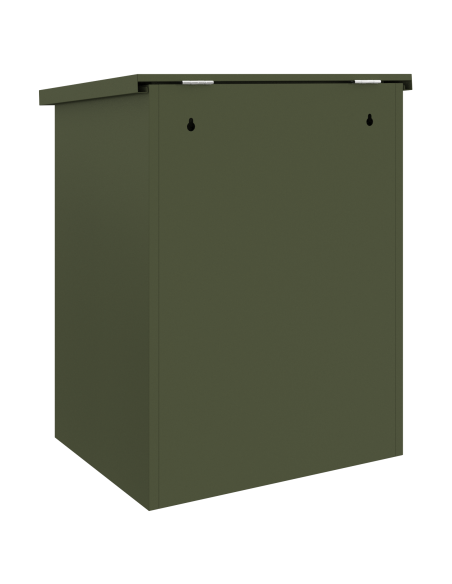 Cassetta per pacchi Oliver verde 47.5 x 38 x 59 cm Acciaio