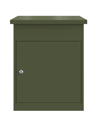 Cassetta per pacchi Oliver verde 47.5 x 38 x 59 cm Acciaio