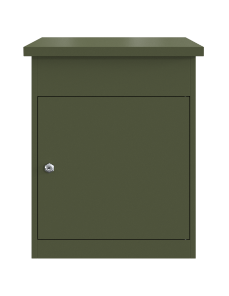 Cassetta per pacchi Oliver verde 47.5 x 38 x 59 cm Acciaio