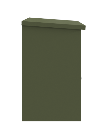 Cassetta per pacchi Oliver verde 47.5 x 38 x 59 cm Acciaio